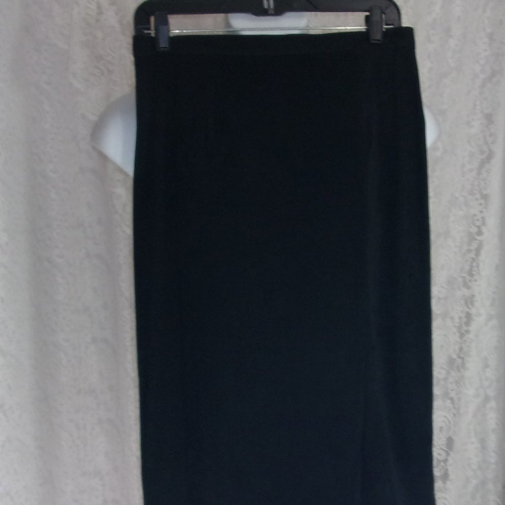 Melisa Lawrence Black Maxi/Boot  Skirt Size 14  NWOT